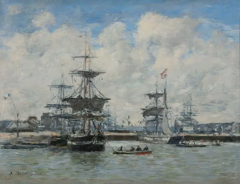 Le Port de Trouville — Eugène Boudin