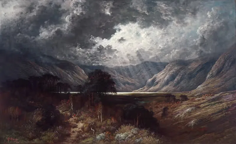 Loch Lomond by Gustave Doré, 1875 — digital art print download