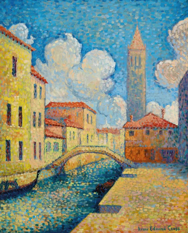 Canal à Venise (Campo San Barnaba) — Henri-Edmond Cross
