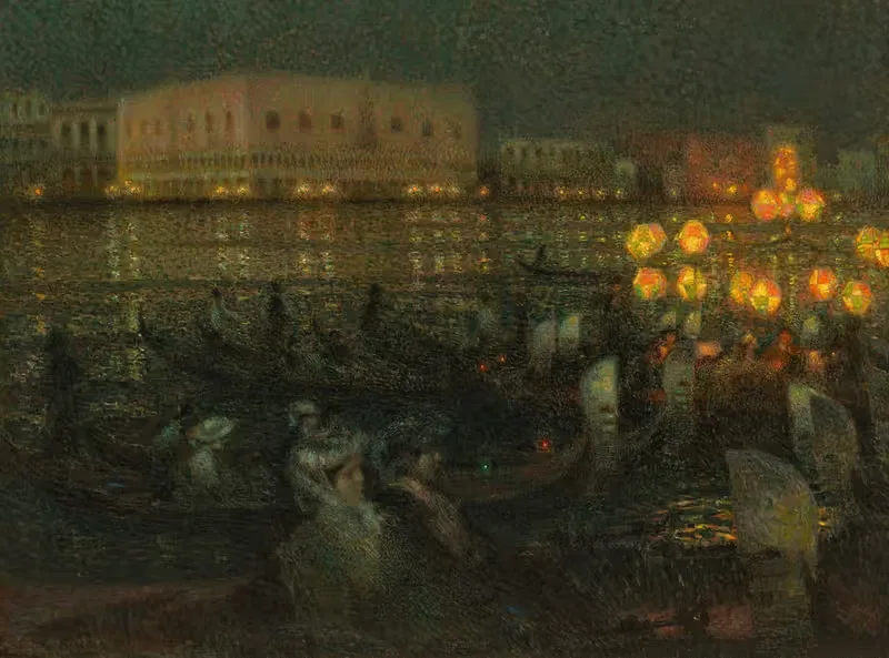 La Sérénade, Venise by Henri Le Sidaner, 1907 — digital art print download