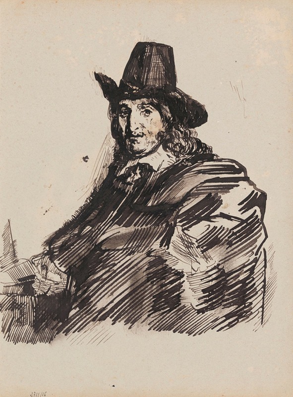 The Painter Jan Asselijn or 'Crabbetje' — Джеймс Энсор