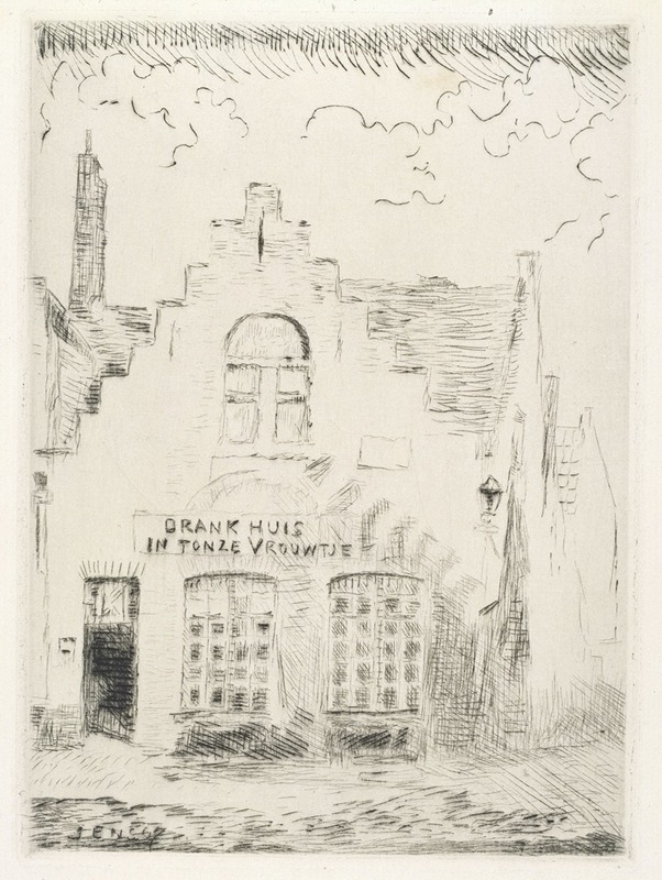 The Shadow on the House by Джеймс Энсор, 1933 — digital art print download