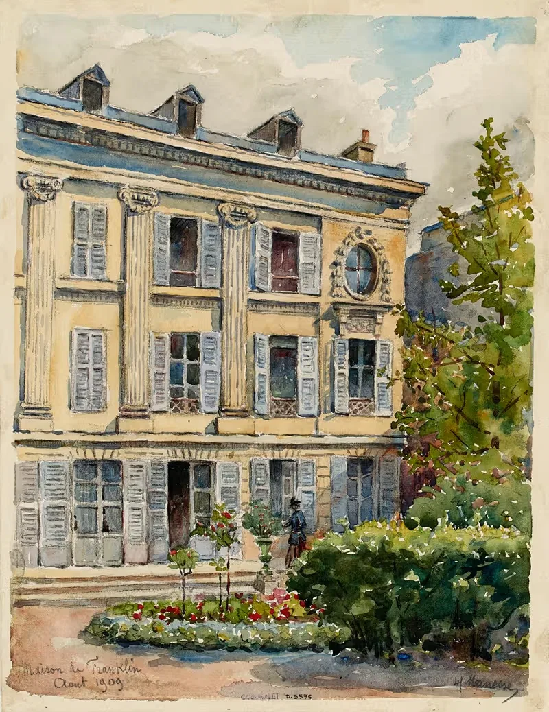 Maison de Franklin, rue raynouard à Passy — Georges-Henri Manesse