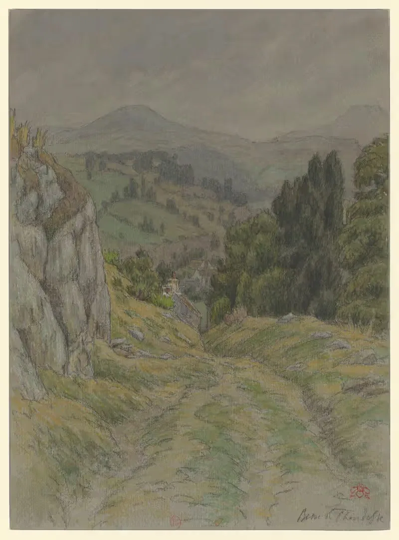 Бесс-ан-Шандесс by Анри Ривьер, 1921 — digital art print download