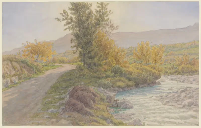 Buis-les-Baronnies, bords du Menon — Henri Rivière