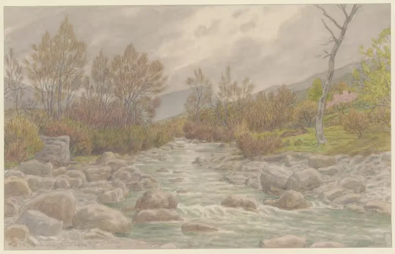 Buis-les-Baronnies, le Menon — Henri Rivière