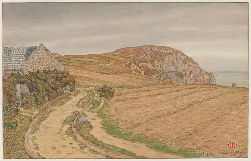 Дорога Эсквифинек. Моргат by Анри Ривьер, 1909 — digital art print download