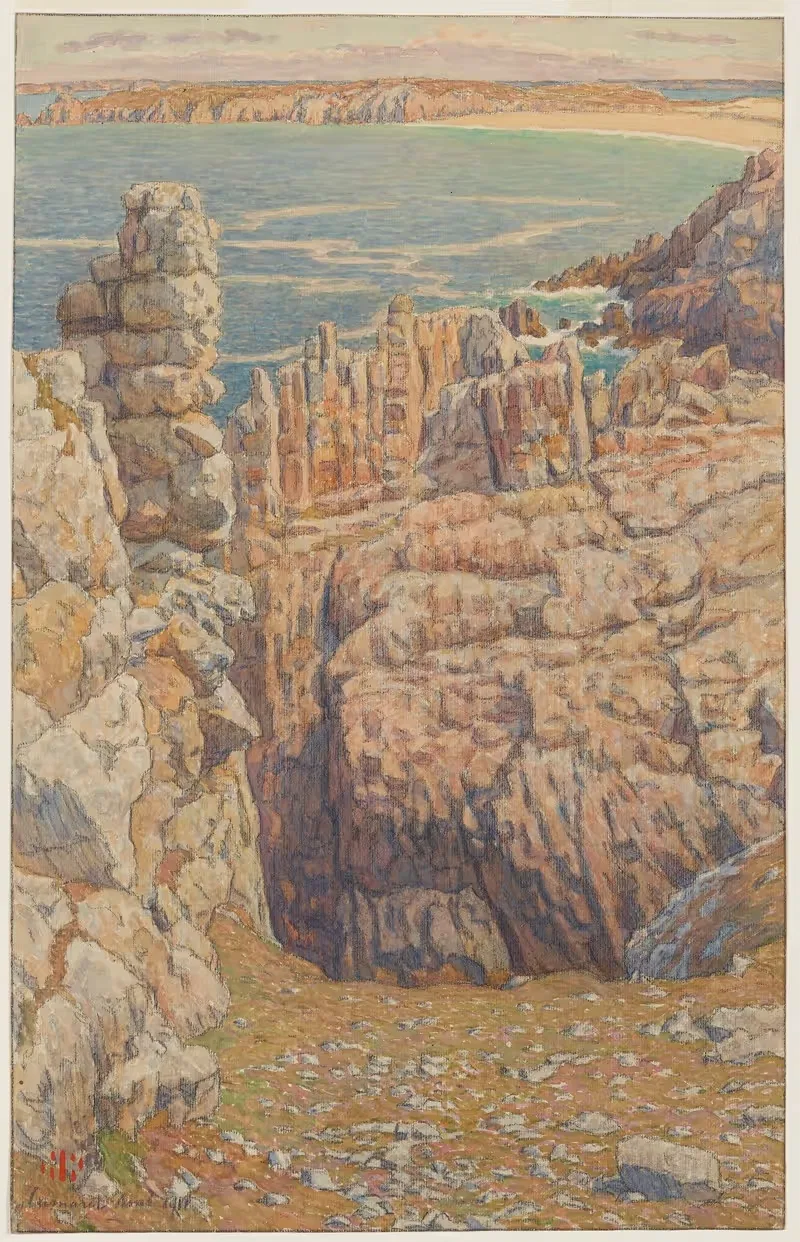 Утесы Камаре by Анри Ривьер, 1911 — digital art print download