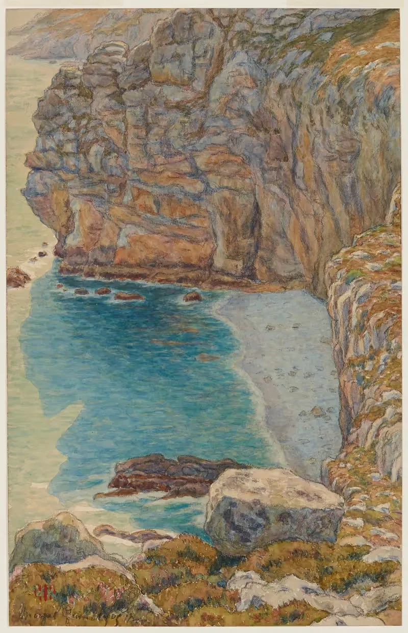 Falaises de Port Haor. Morgat — Henri Rivière
