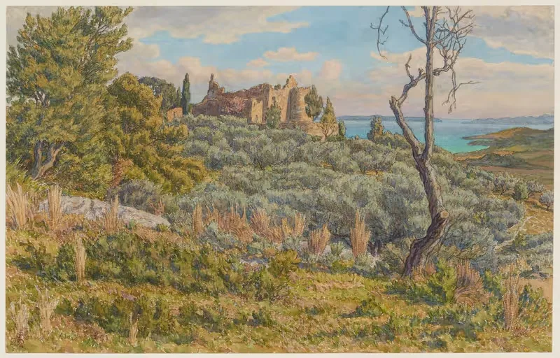 Старый замок. Борм by Анри Ривьер, 1925 — digital art print download