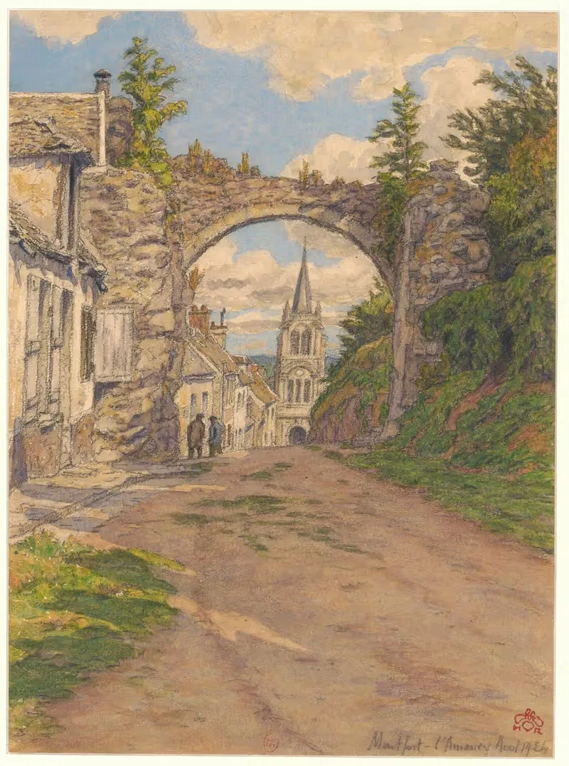 Монтфор-ла-Амори by Анри Ривьер, 1924 — digital art print download