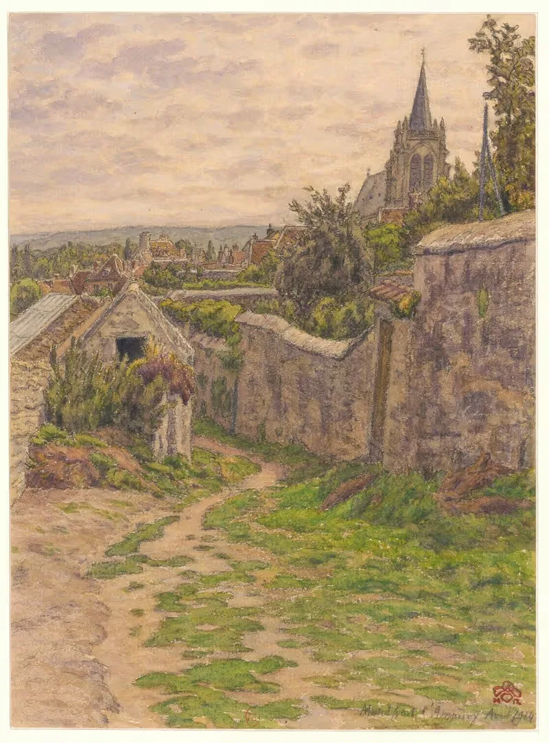 Монфор-ла-Мори by Анри Ривьер, 1924 — digital art print download