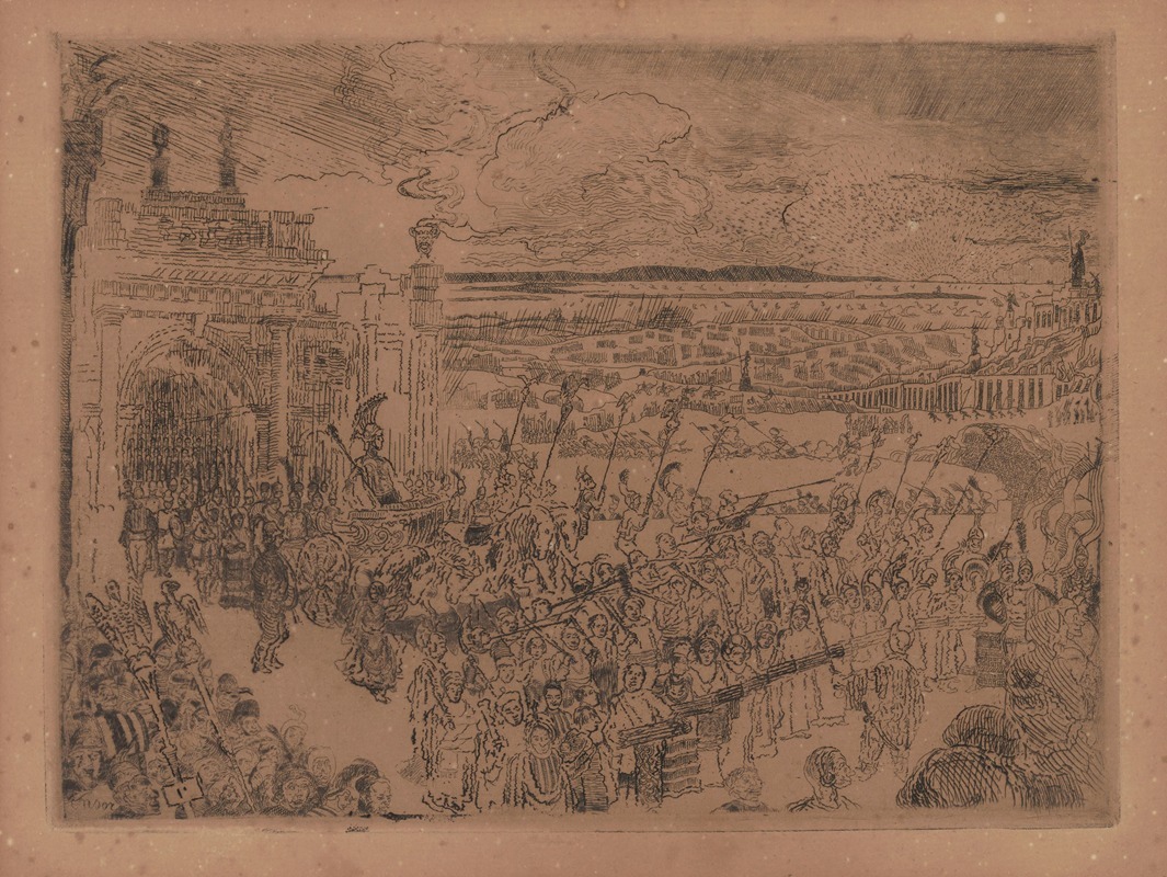Triumph of a Roman General — James Ensor