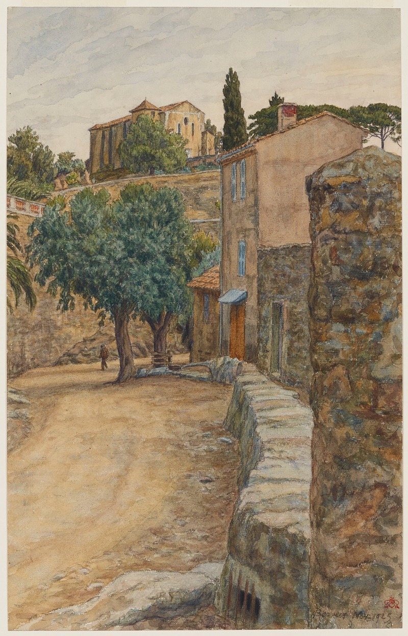 Улица в Борме by Анри Ривьер, 1925 — digital art print download
