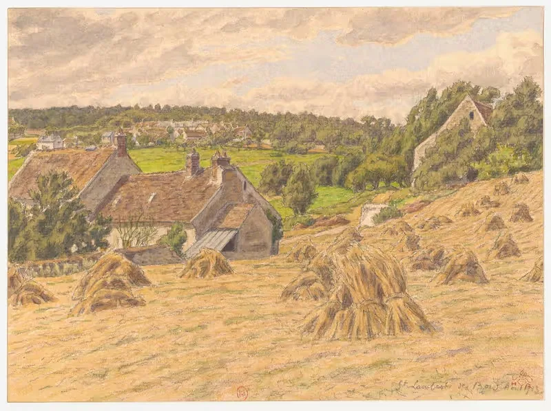 Saint-Lambert-des-Bois by Henri Rivière, 1923 — digital art print download