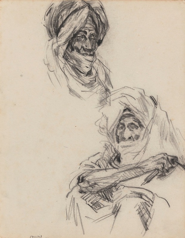 Two Arabs by Джеймс Энсор — digital art print download