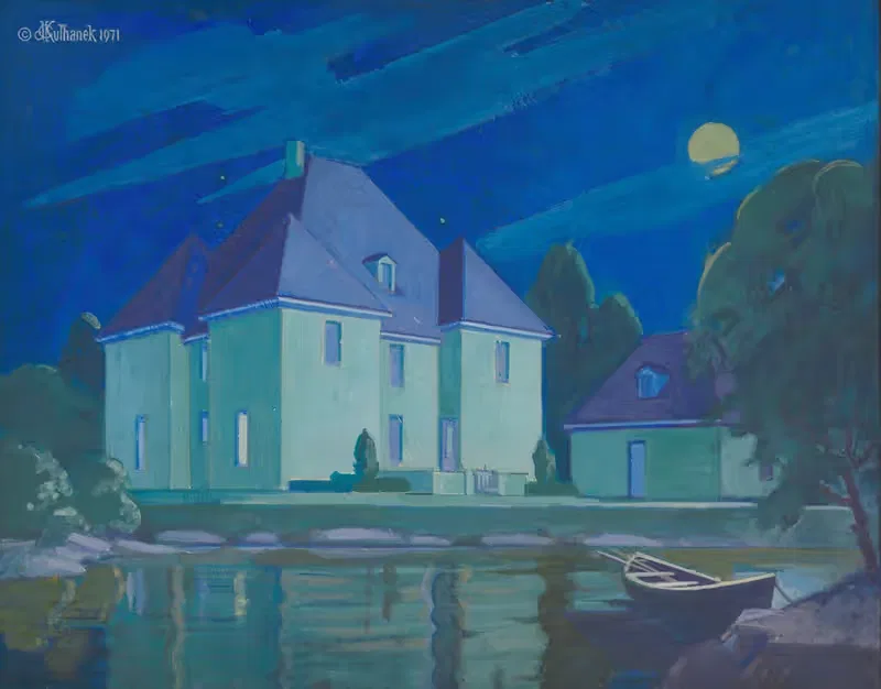 Отражения в Нормандии by Джеймс С. Кулханек, 1971 — digital art print download