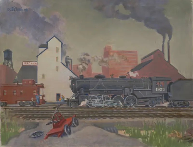 Железный конь by Джеймс С. Кулханек, 1977 — digital art print download