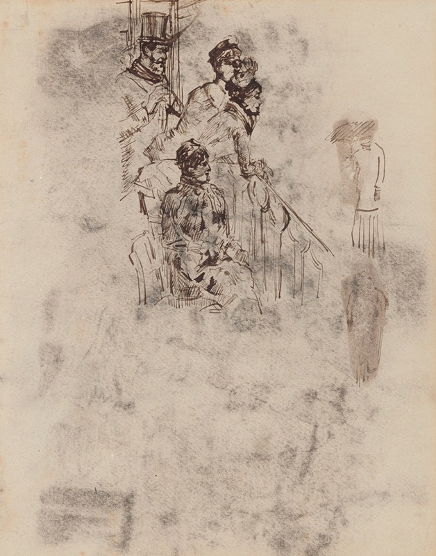 Two Militairy Men by James Ensor, 1880-1886 — digital art print download