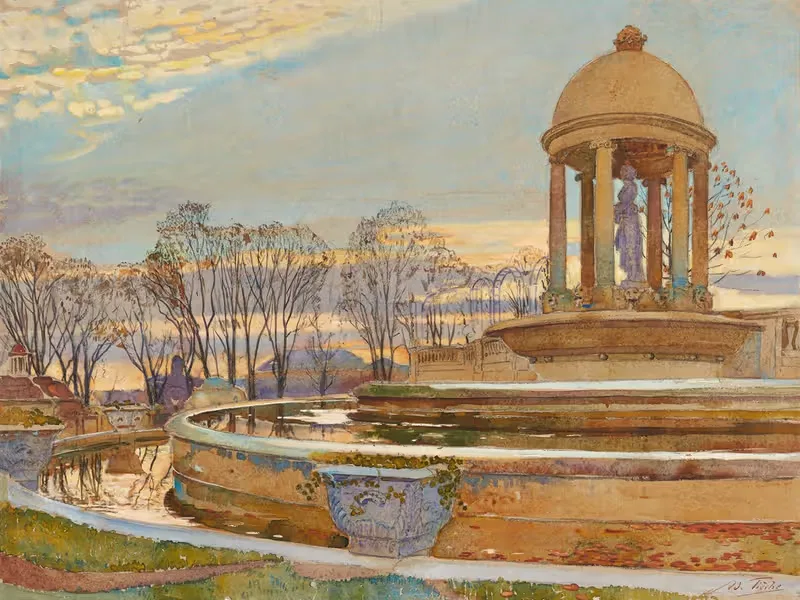 Флорабруннен в Берне by Адольф Тиэше, 1915-1945 — digital art print download
