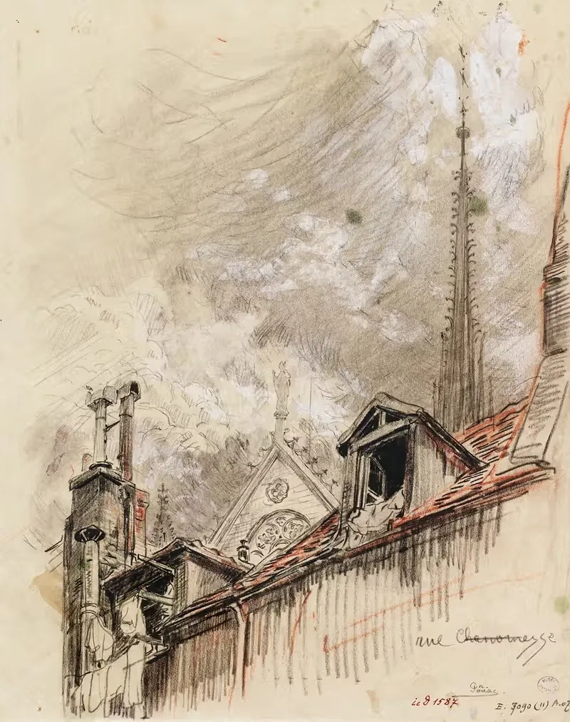 Эффекты крыш на улице Шанонесс by Шарль Жуас, 1915-1945 — digital art print download