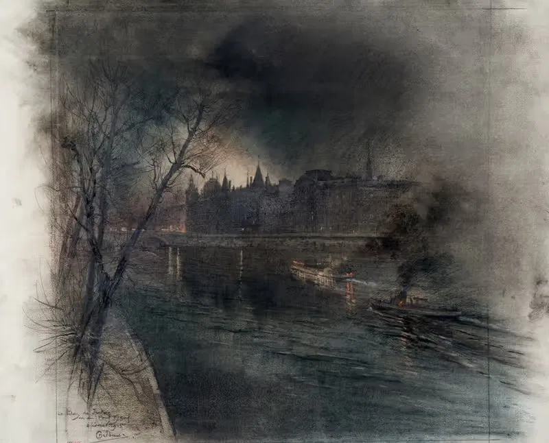 Le Palais de Justice vu du Pont-Neuf — Charles Jouas