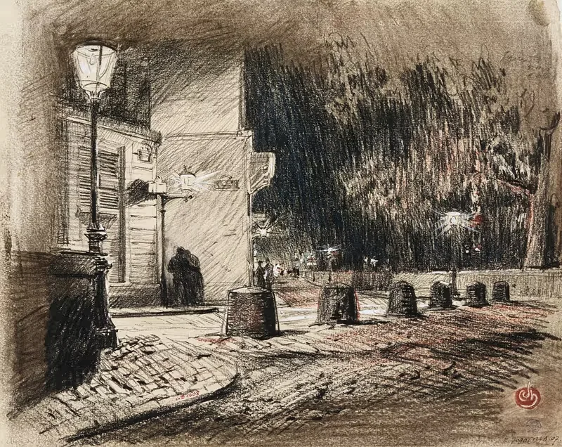 Уголок в Монмартре by Шарль Жуас, 1915-1945 — digital art print download