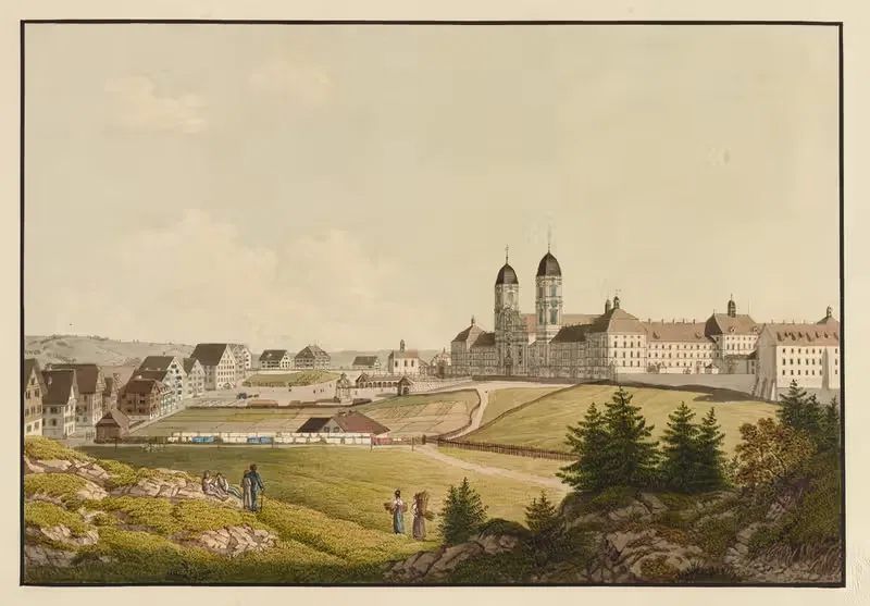 Das Kloster Einsiedeln im Canton Schwyz — David Alois Schmid