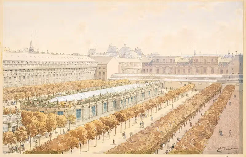 Королевский дворец в 1794 by Фёдор Хоффбауэр, 1915-1945 — digital art print download