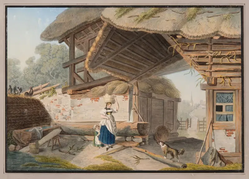 Maison de Paysan au Canton de Berne — Franz Niklaus König