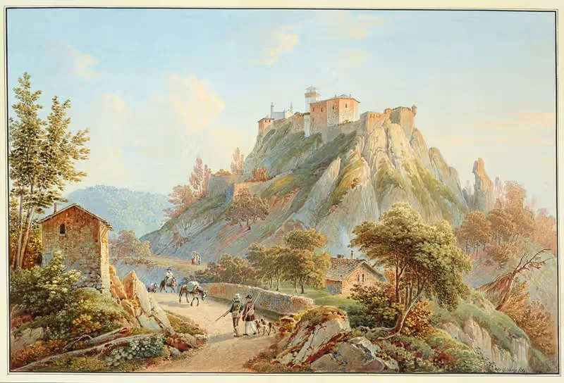 Замок Бардии (Парма) by Габриэль Лори младший, 1915-1945 — digital art print download