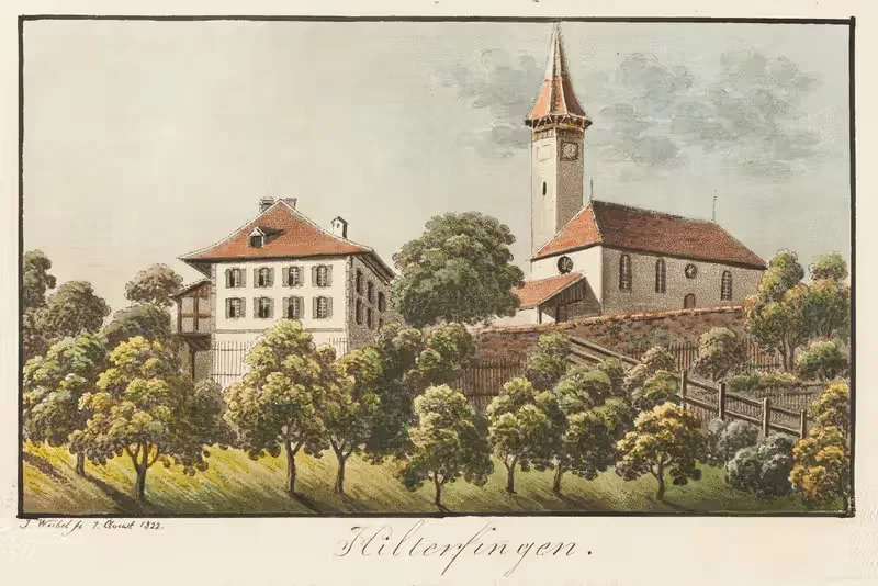 Hilterfingen by Jakob Samuel Weibel — digital art print download