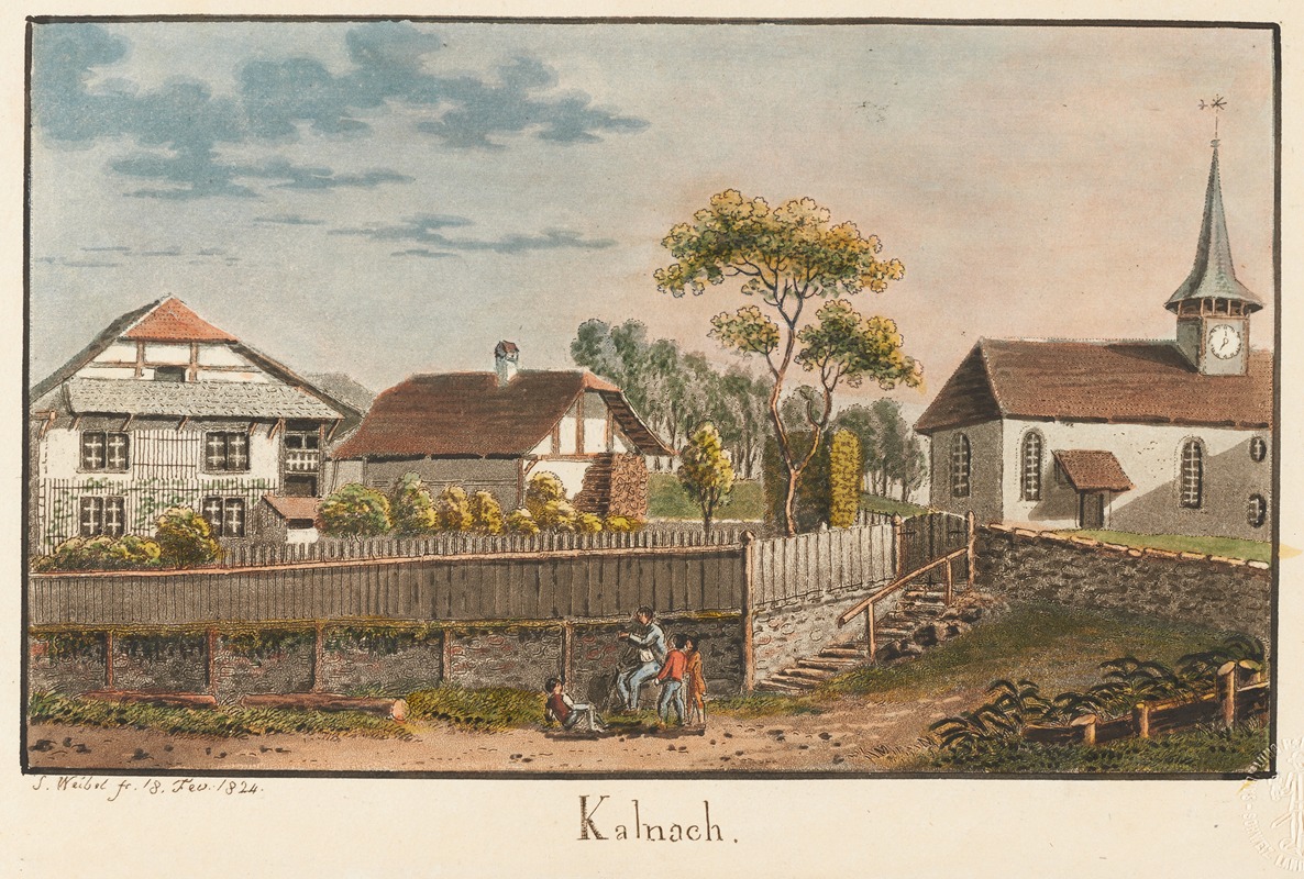 Калнах by Яков Самуэль Вейбель — digital art print download