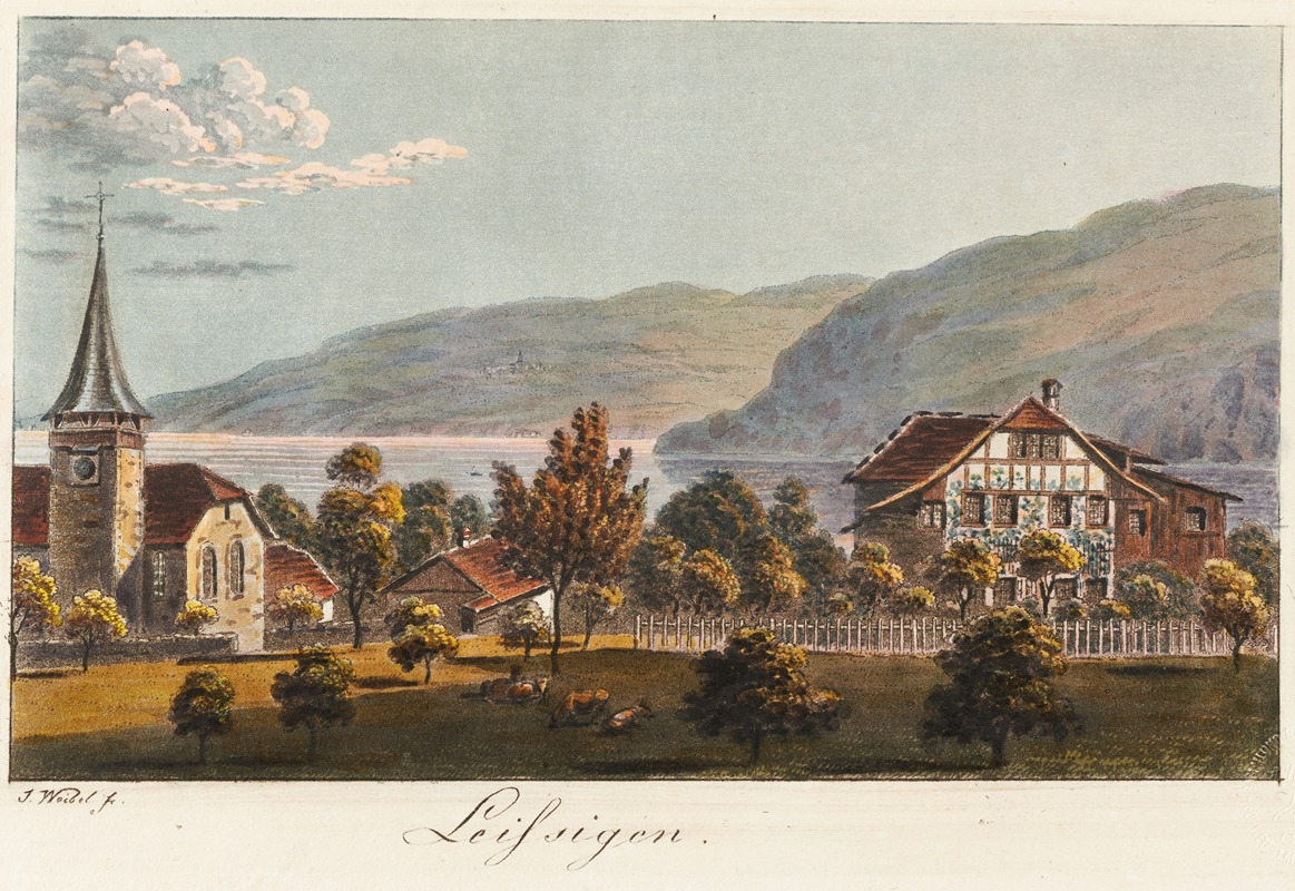 Leissigen by Jakob Samuel Weibel — digital art print download
