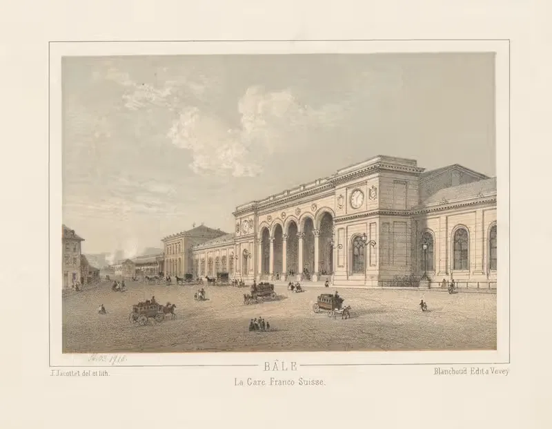 Bâle La Gare Franco-Suisse — Jean Jacottet