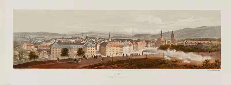 Berne depuis les Remparts — Jean Jacottet