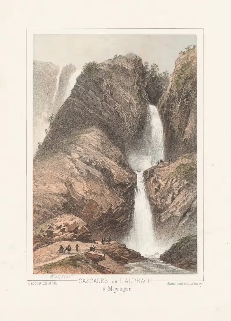Cascades de l'Alpbach à Meyringen — Jean Jacottet