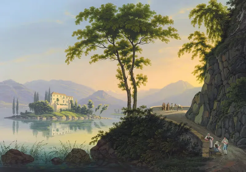 Isola Madre di lago Maggiore — Johann Heinrich Bleuler the Younger