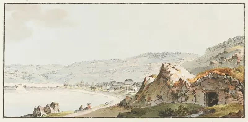 Au Pout, prés du Lac de Joux — Johann Ludwig Aberli