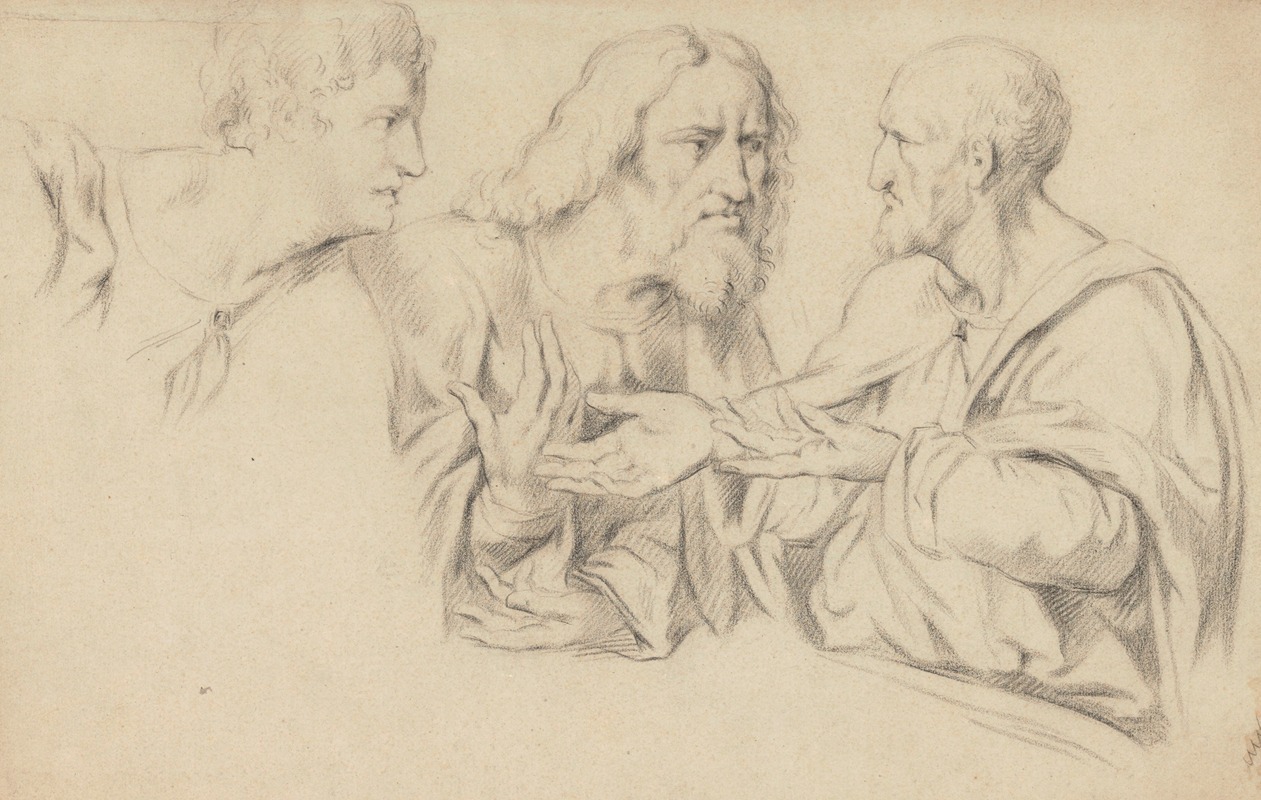 The Apostles Matthew, Simon and Taddeus — Jean Antoine Verschaeren