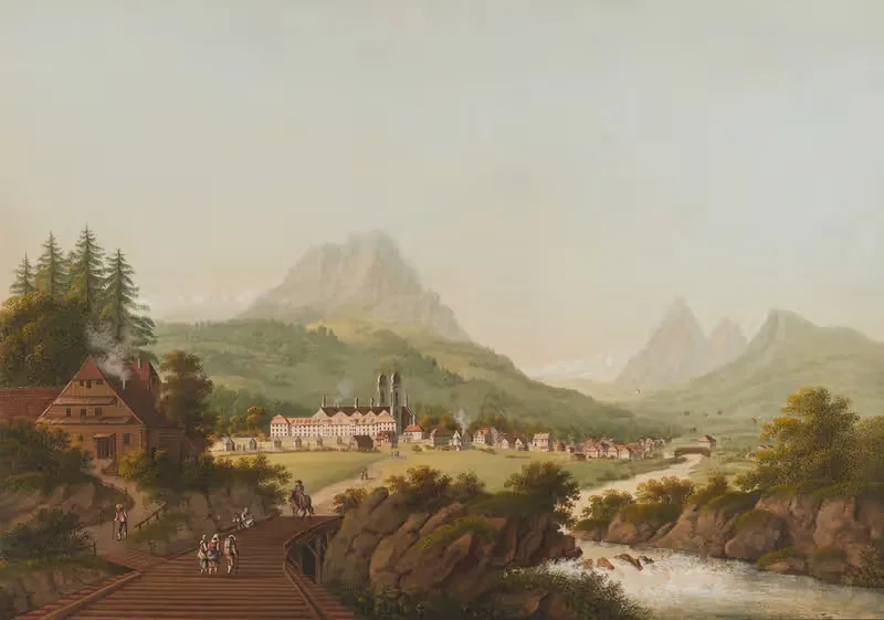 Das Stift Maria Einsiedeln, Canton Schwyz — Marquard Wocher
