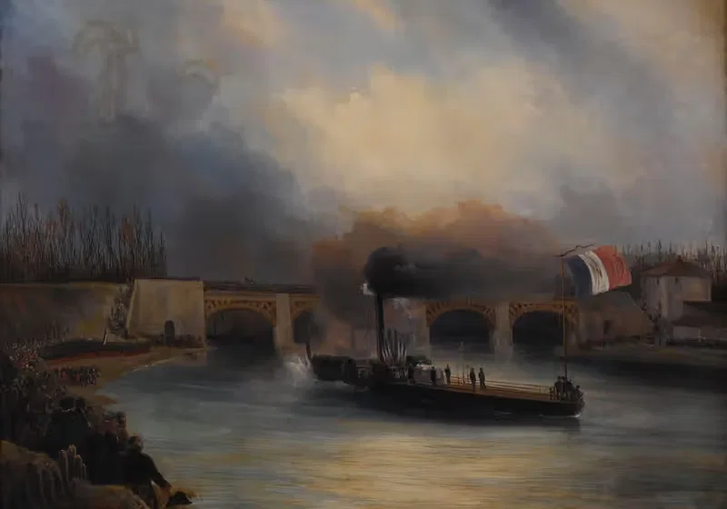 La Seine à Maisons by Pharamond Blanchard — digital art print download