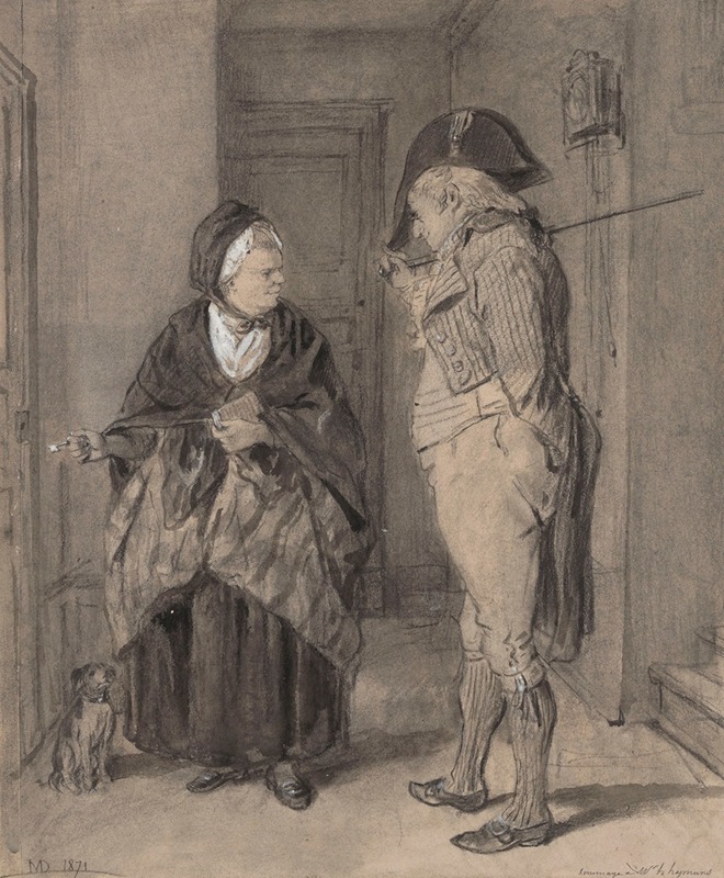 The Meeting on the Landing — Jean-Baptiste Madou