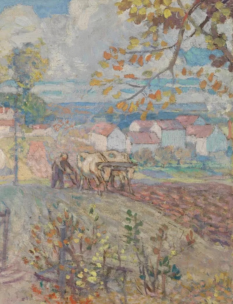 Scènes de village by Victor Menu — digital art print download
