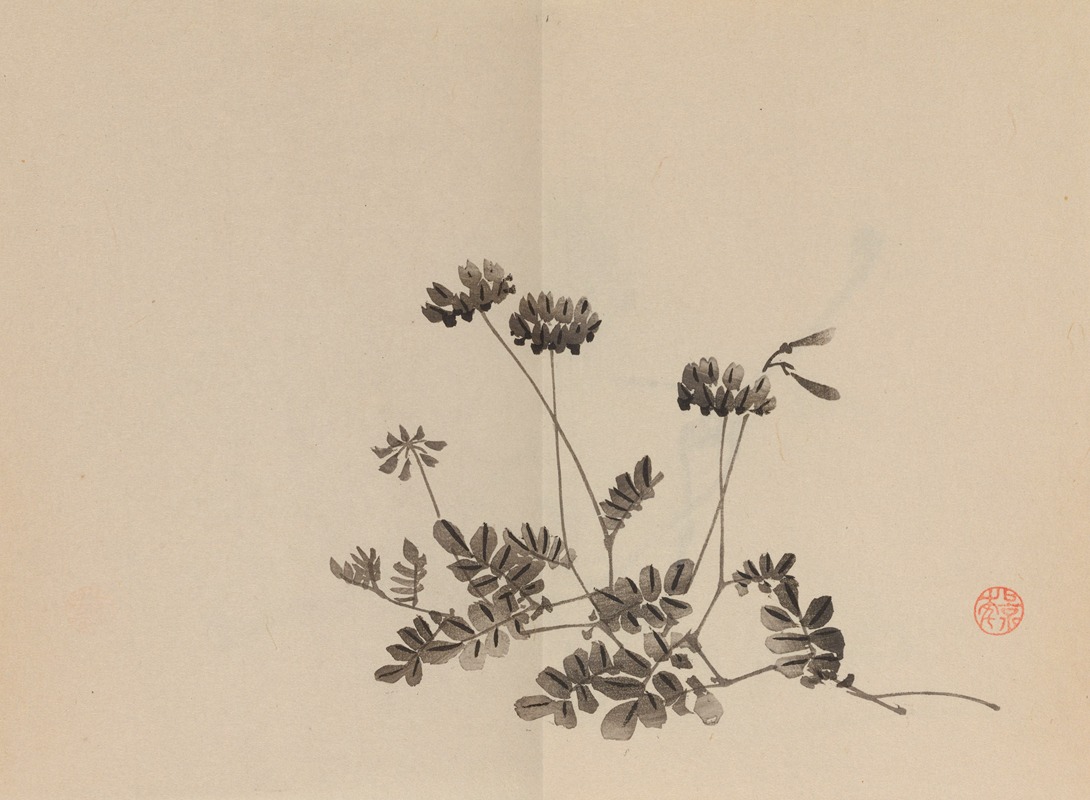 Keinen shūgajō Pl.19 — Imao Keinen
