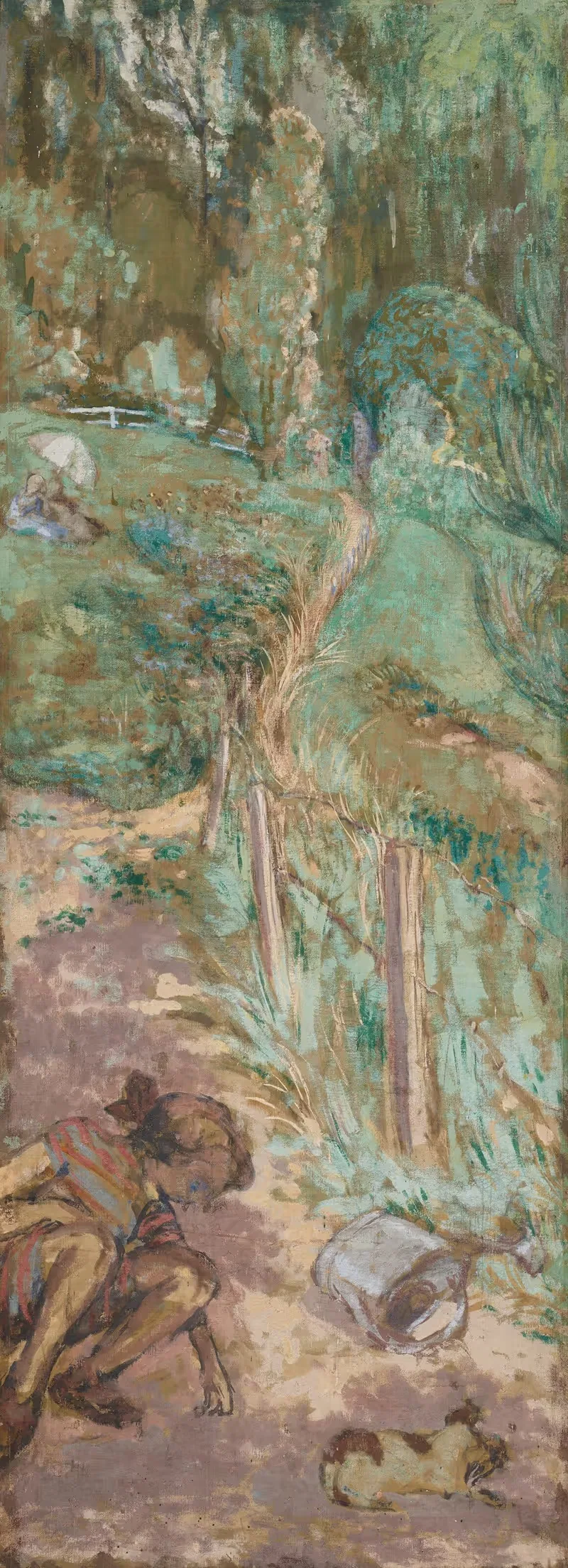 Aux Pavillions à Cricqueboeuf, Le Parc — Édouard Vuillard