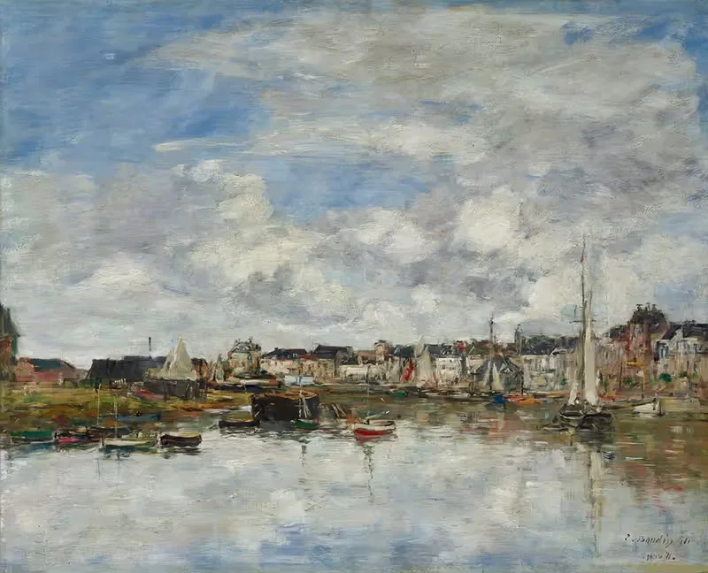 Le port de Trouville — Eugène Boudin