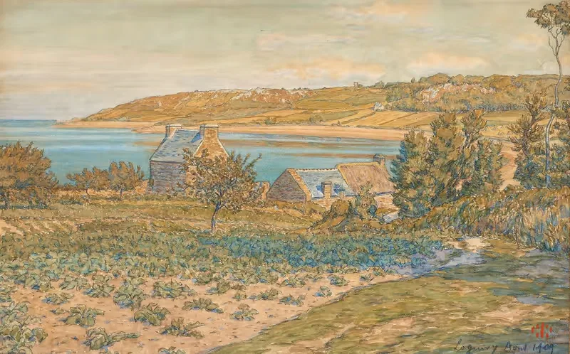 Paysage à Loguivy by Henri Rivière, 1909 — digital art print download