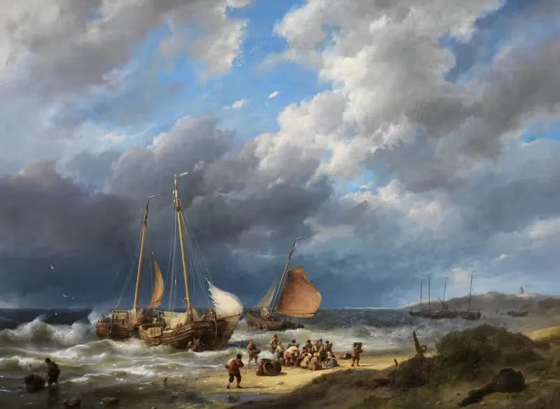 Свежий улов by Херманус Кеккок, 1843 — digital art print download