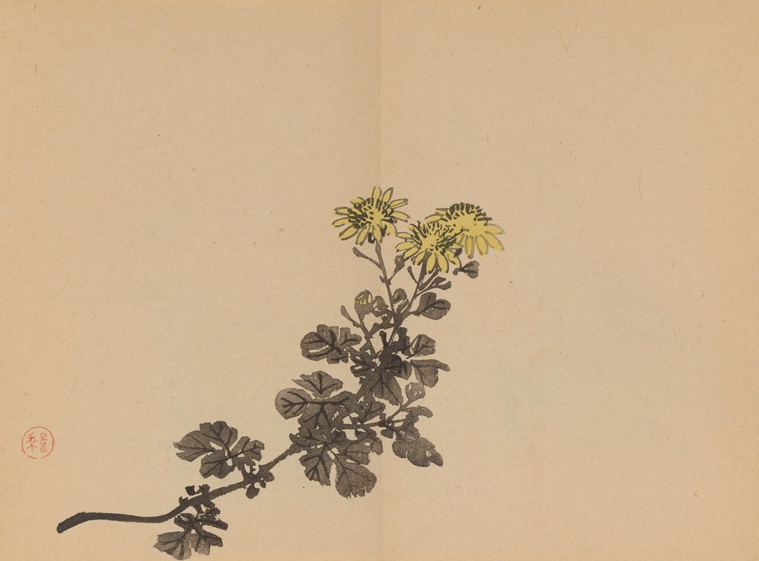 Keinen shūgajō Pl.34 — Imao Keinen